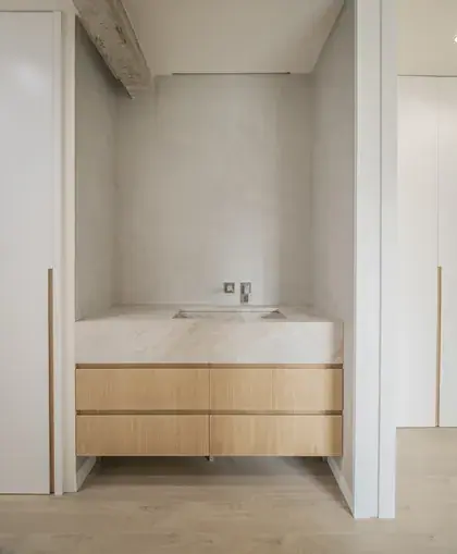Baño del piso de Madrid